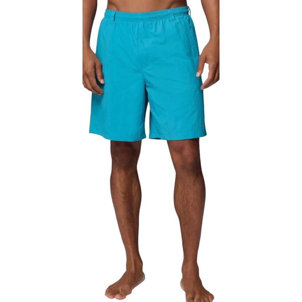 Columbia Men's 8" Back Cast III Upf 50 Water Shorts Blue Size XXL NWT